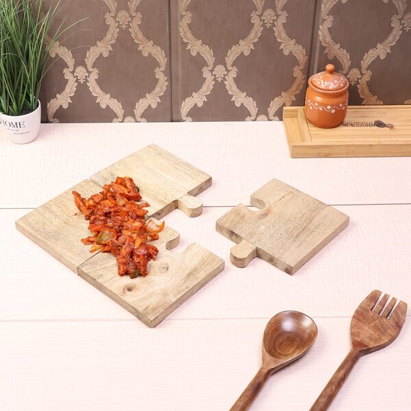 Amaya Decors Mangowood Puzzle Platter