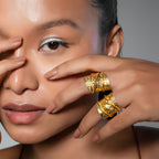 Noori Ring Gold Tone - Set of 2