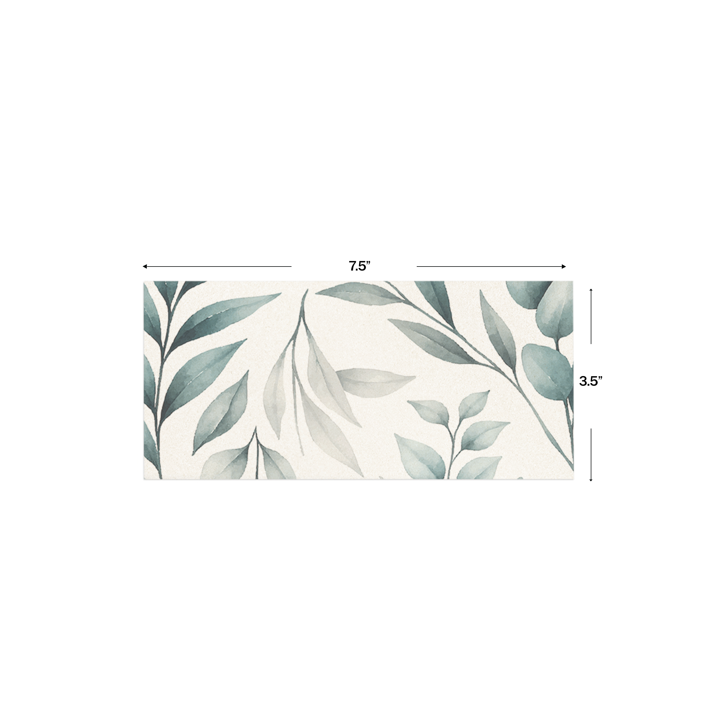 Green Leaves Metallic Money Envelopes (Set of 16)