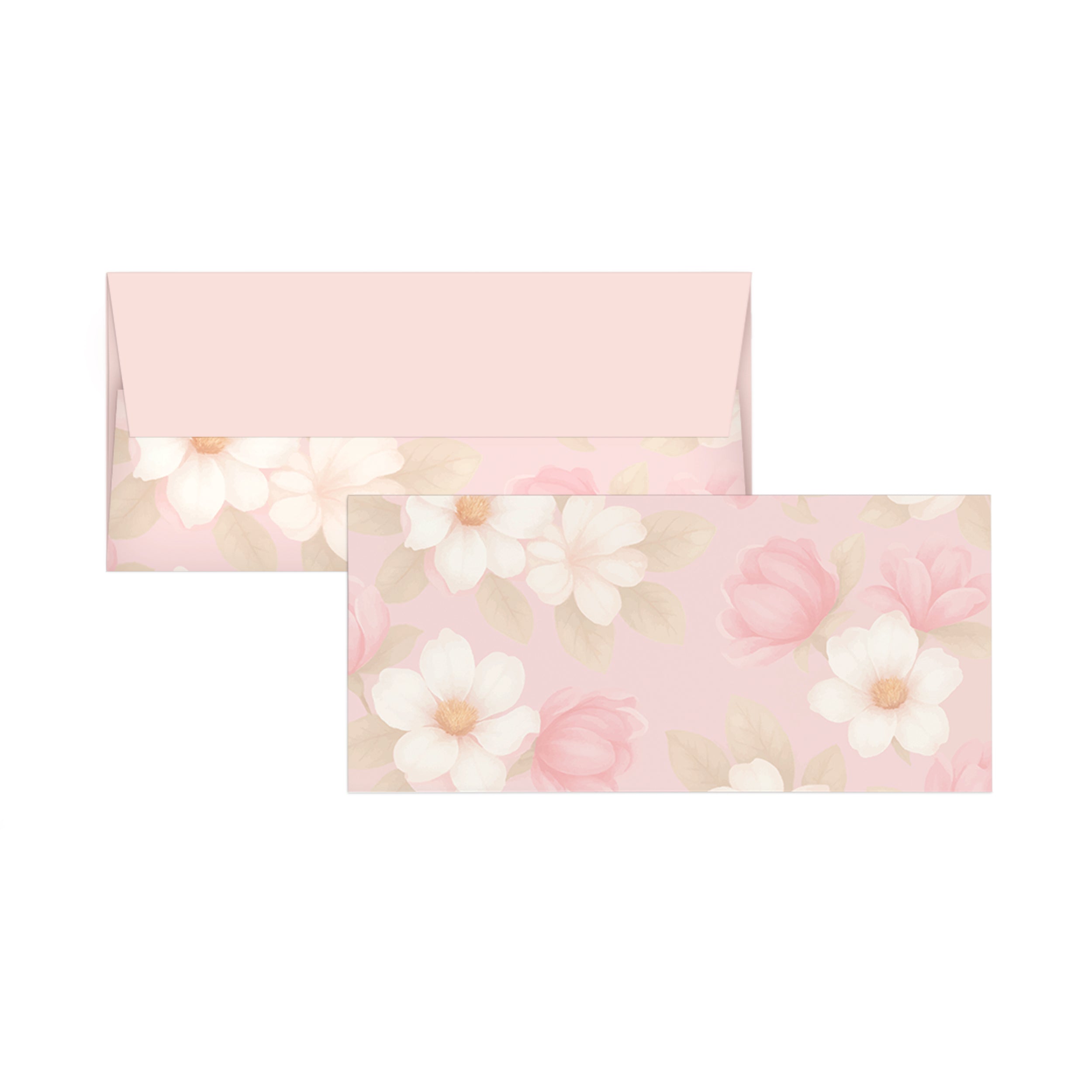 Shades Of Pink Floral Money Envelopes (Set of 16)