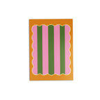 Multi Striped Scallop Paper Folder