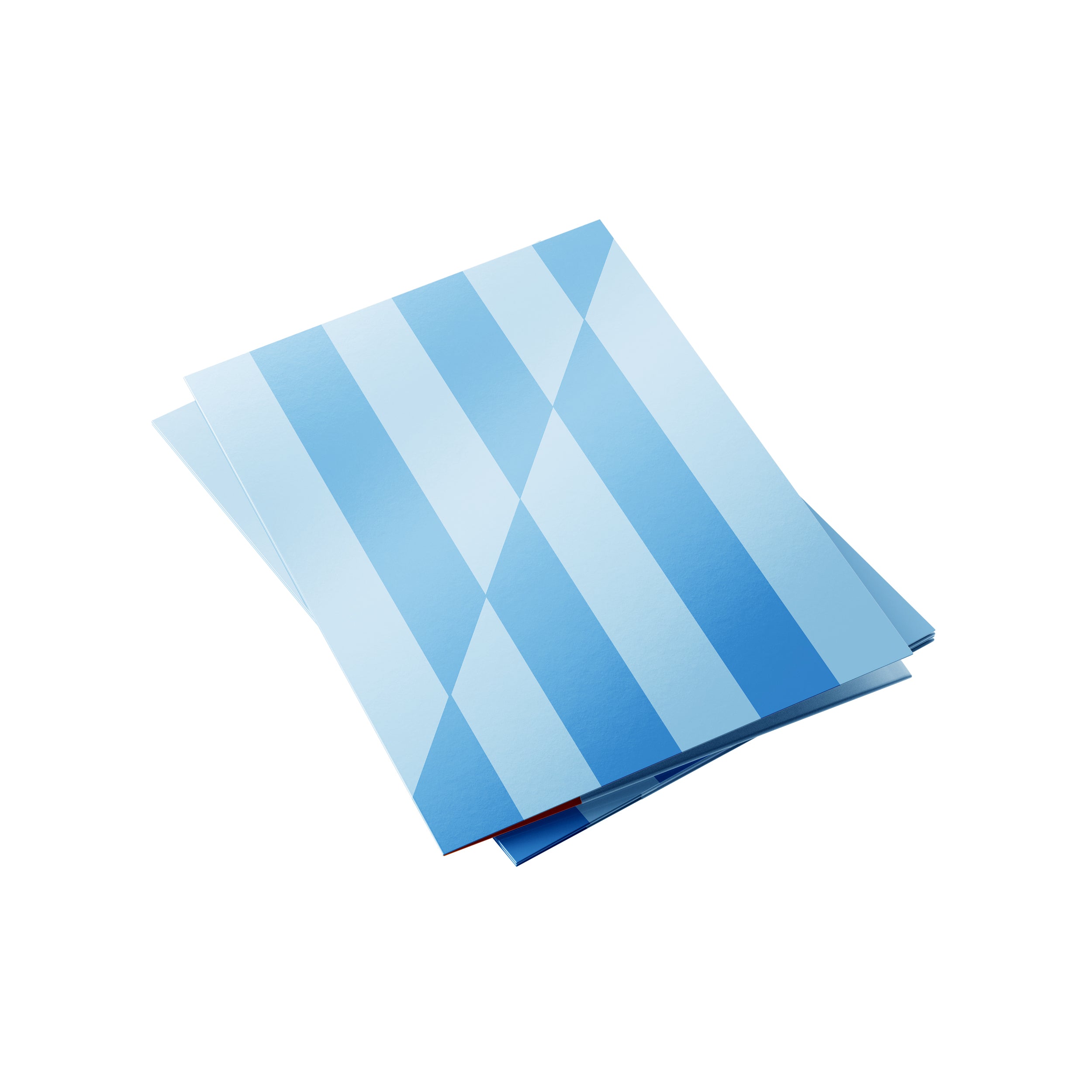 Shades Of Blue Slashed Paper Folder