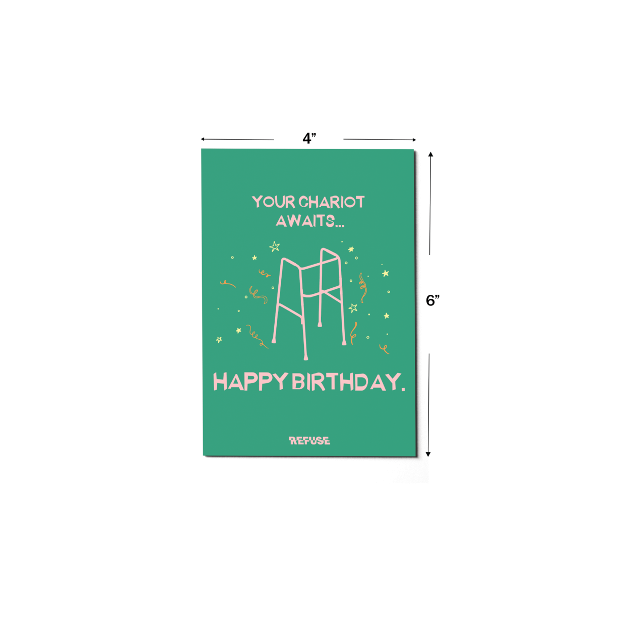 Your Chariot Awaits Greeting Card