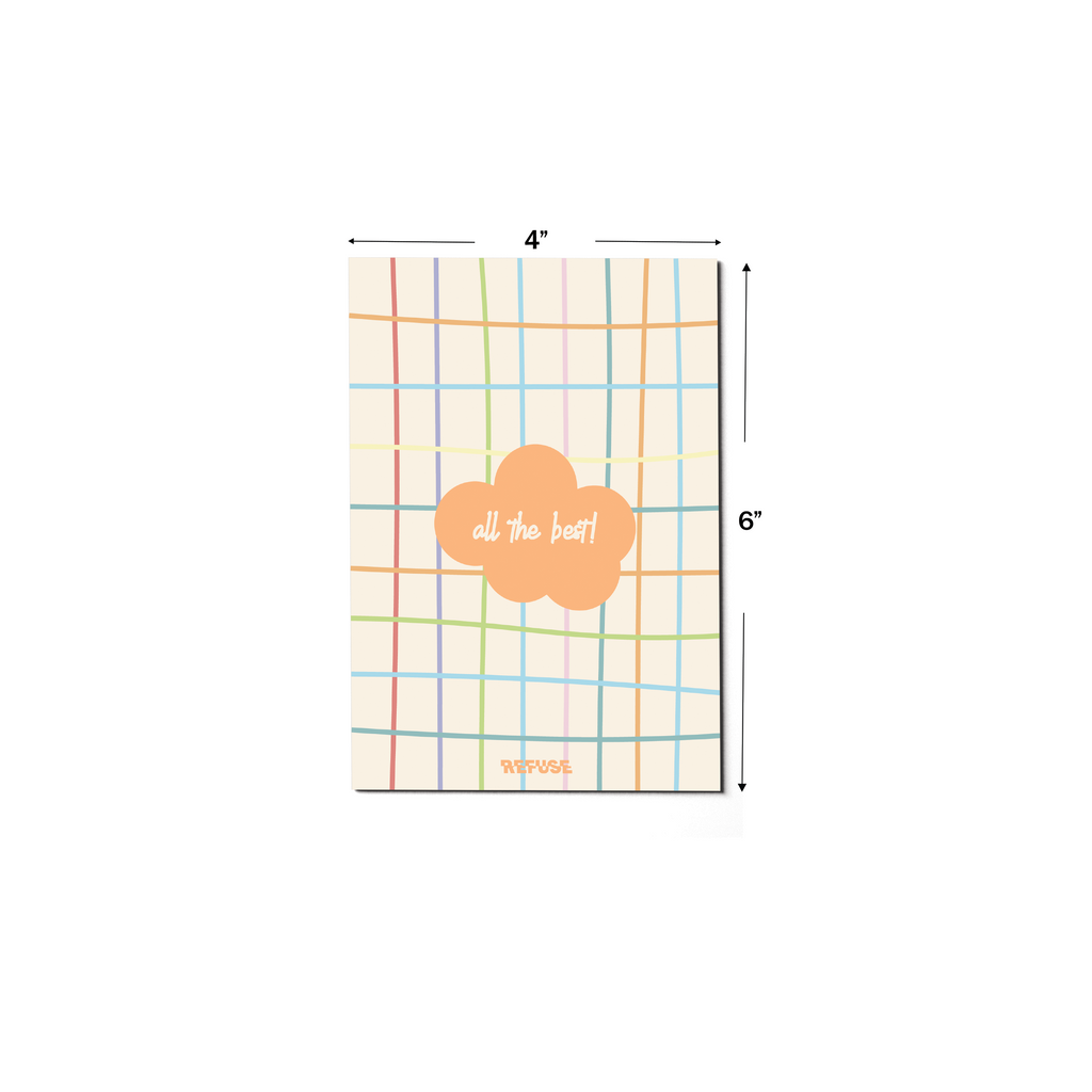 All The Best Multi Lines Greeting Card