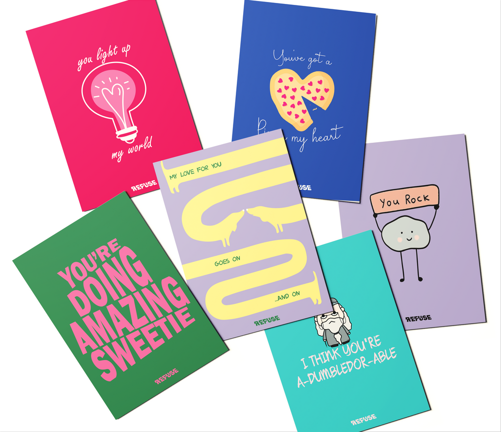 My Love For You Goes On And On Greeting Card