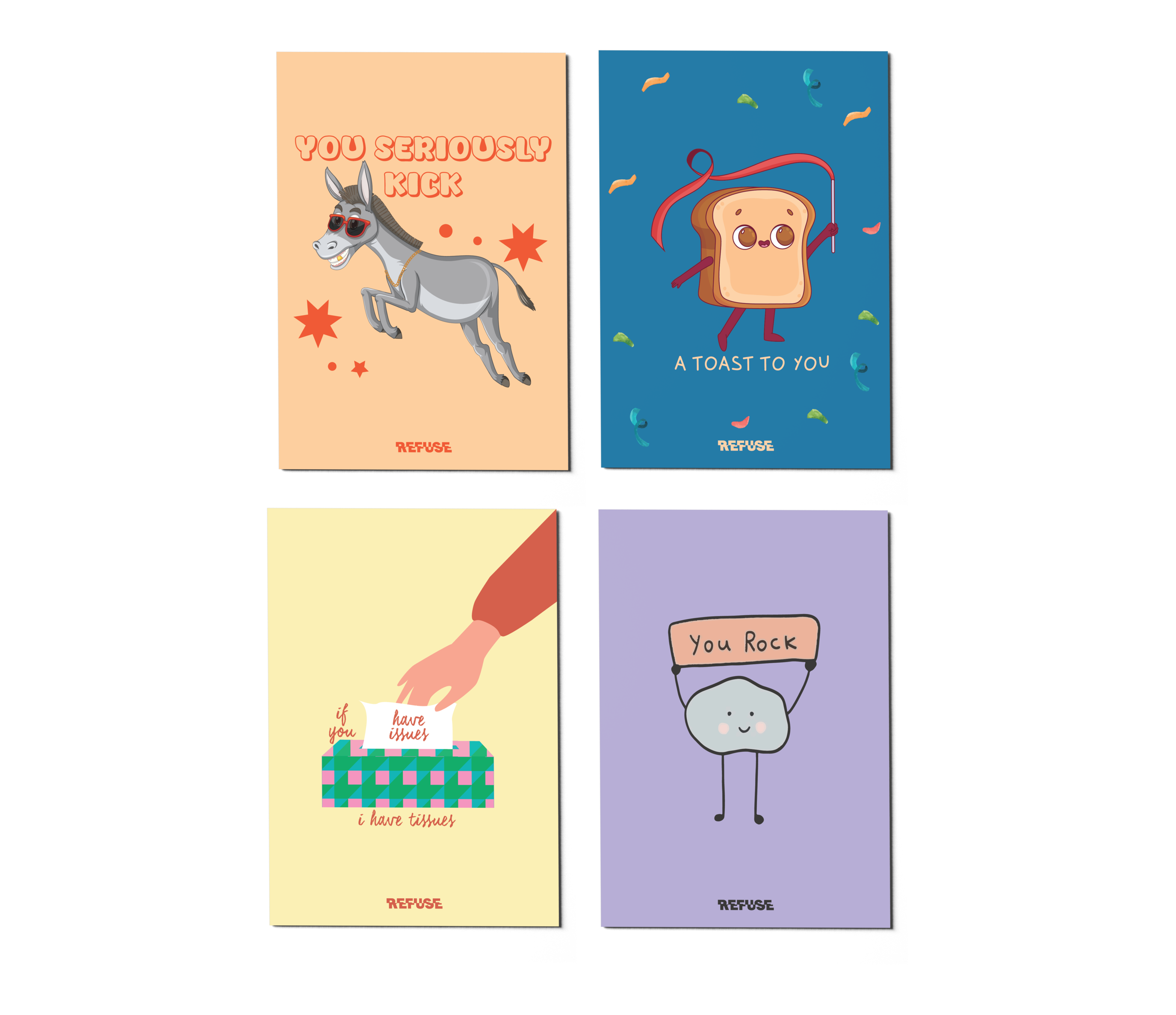 You Seriously Kick Ass Greeting Card