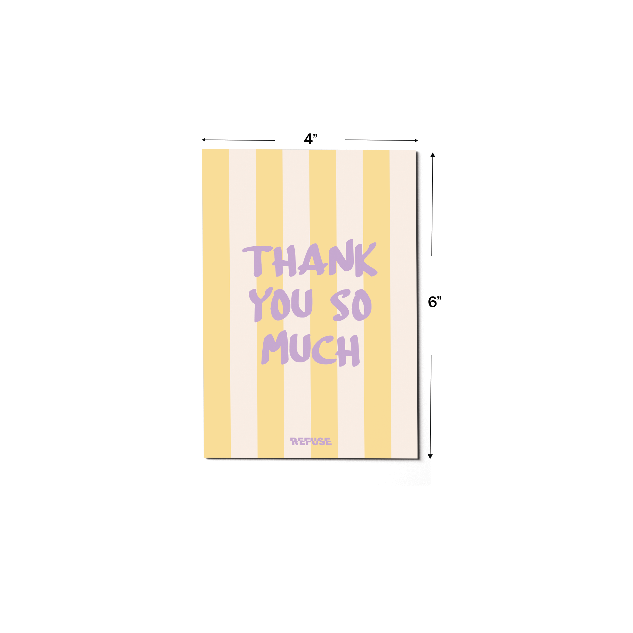 Thank You So Much Greeting Card