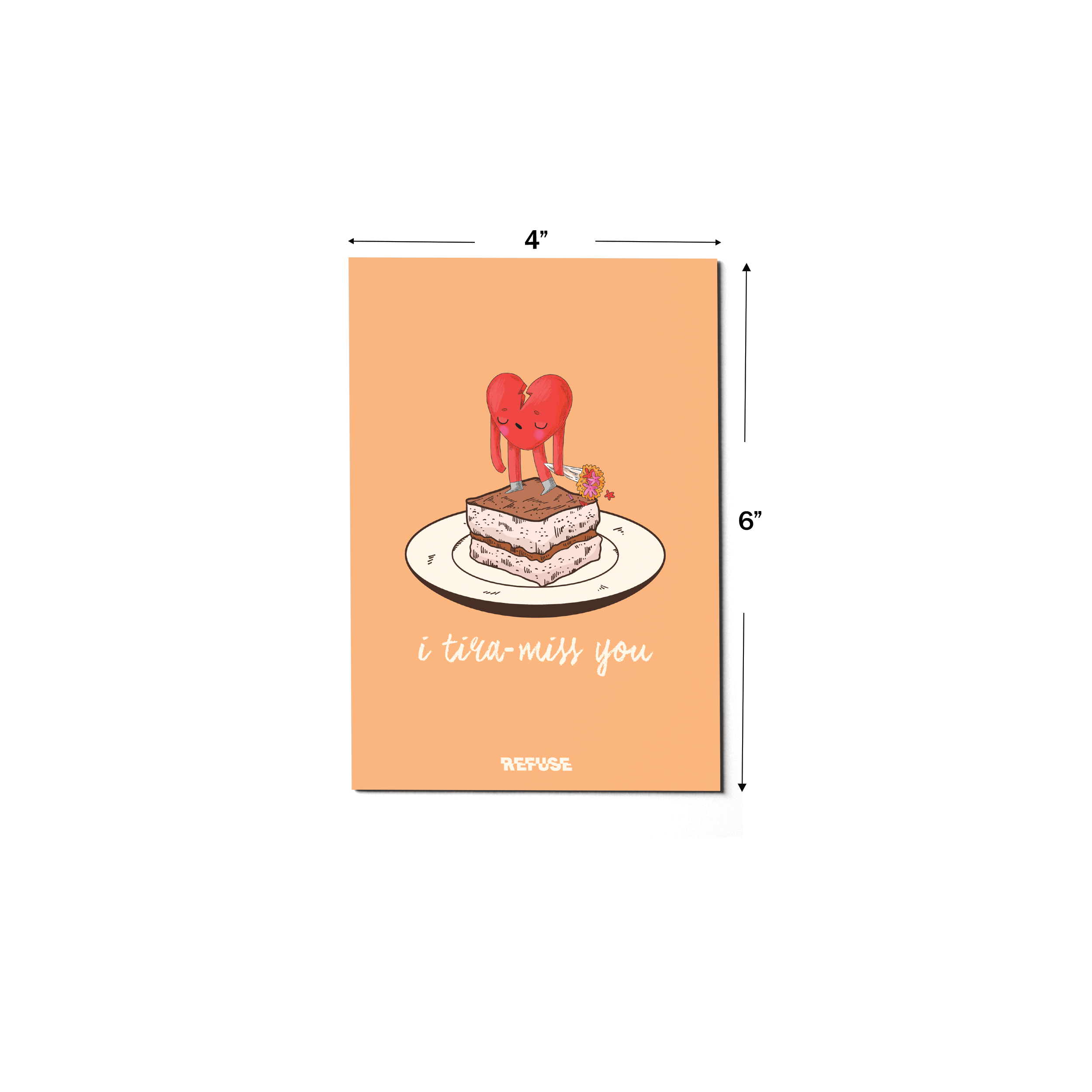 I Tira-Miss You Greeting Card