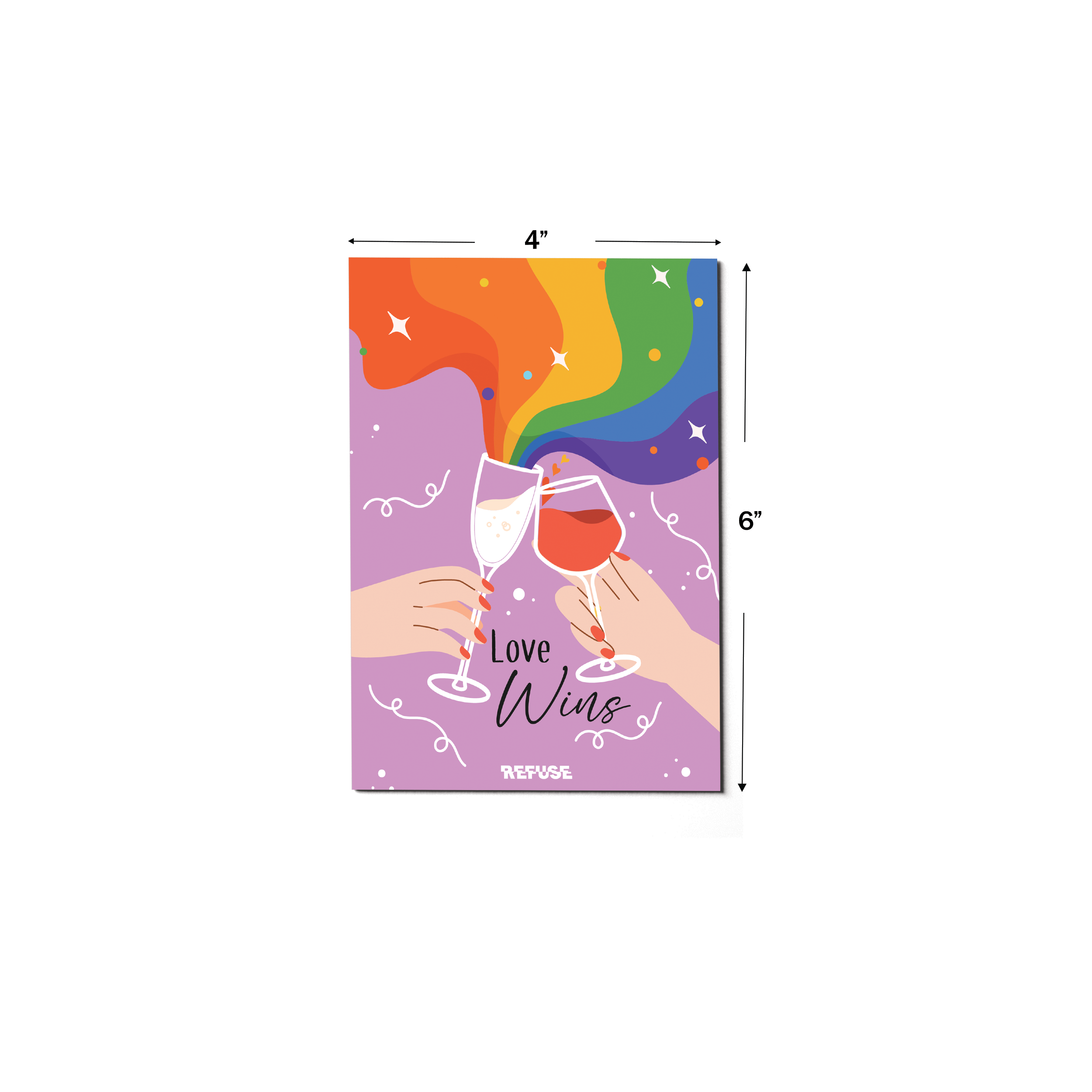 Love Wins Greeting Card