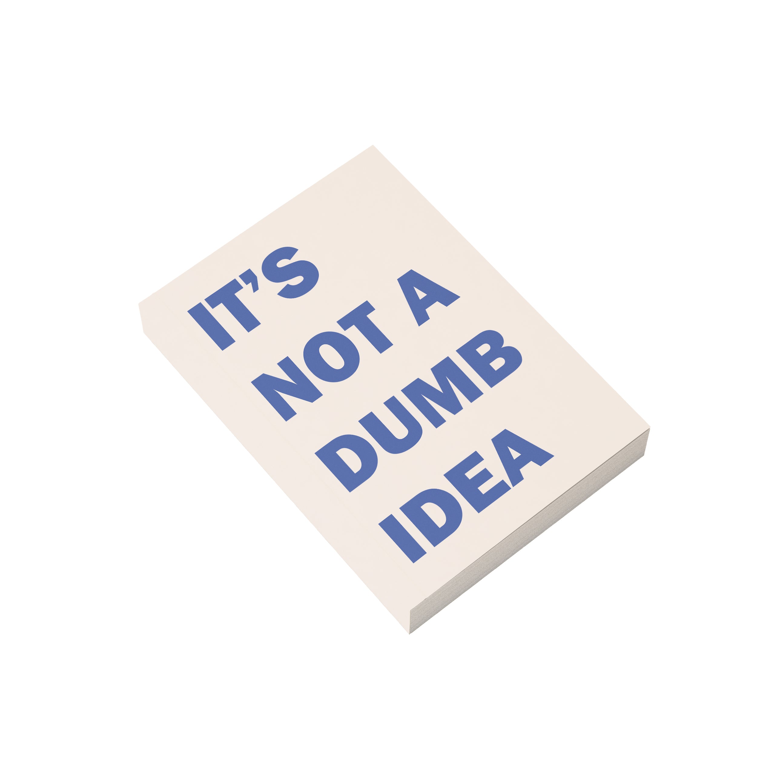 It's Not A Dumb Idea Notebook