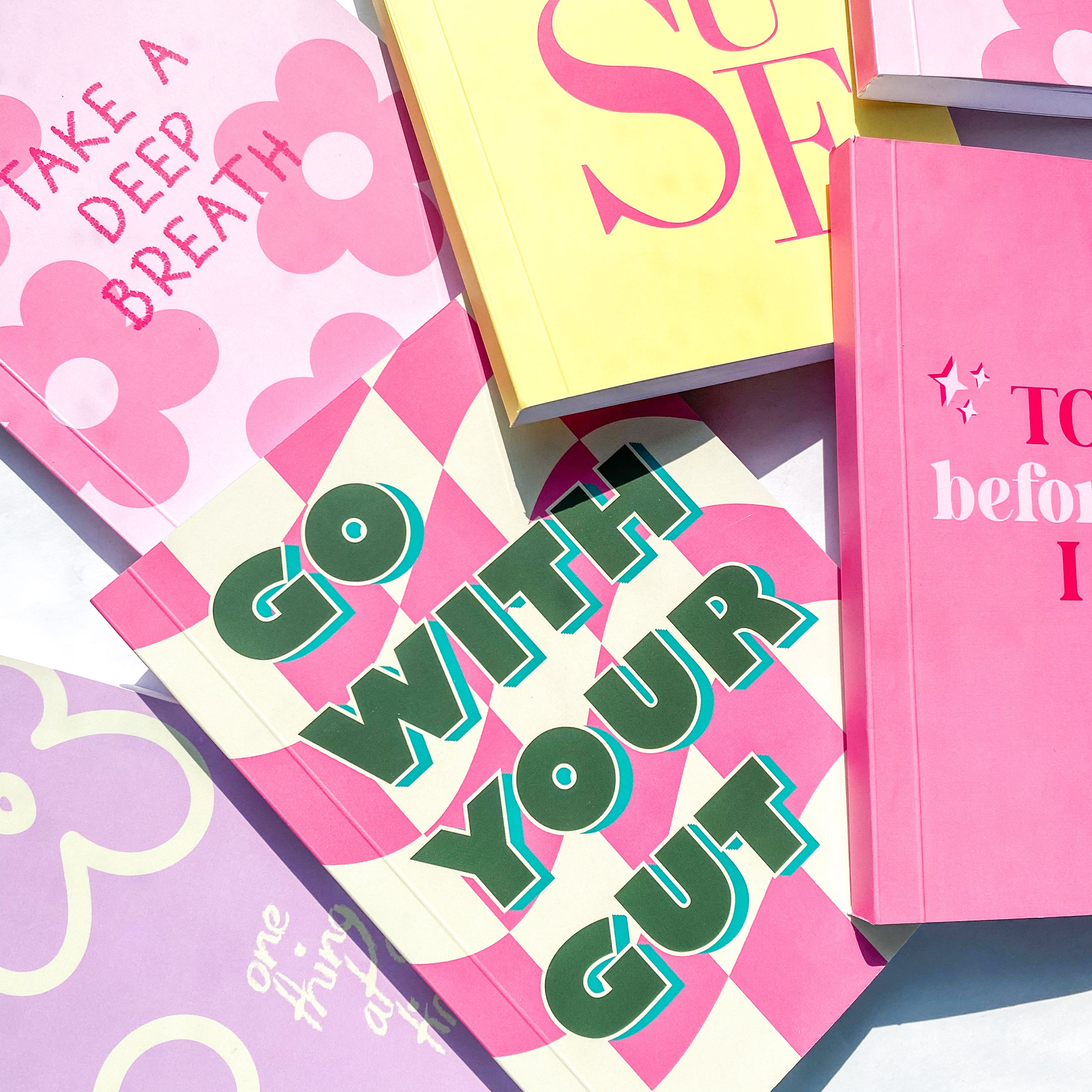 Take A Deep Breath (Flowers) Notebook