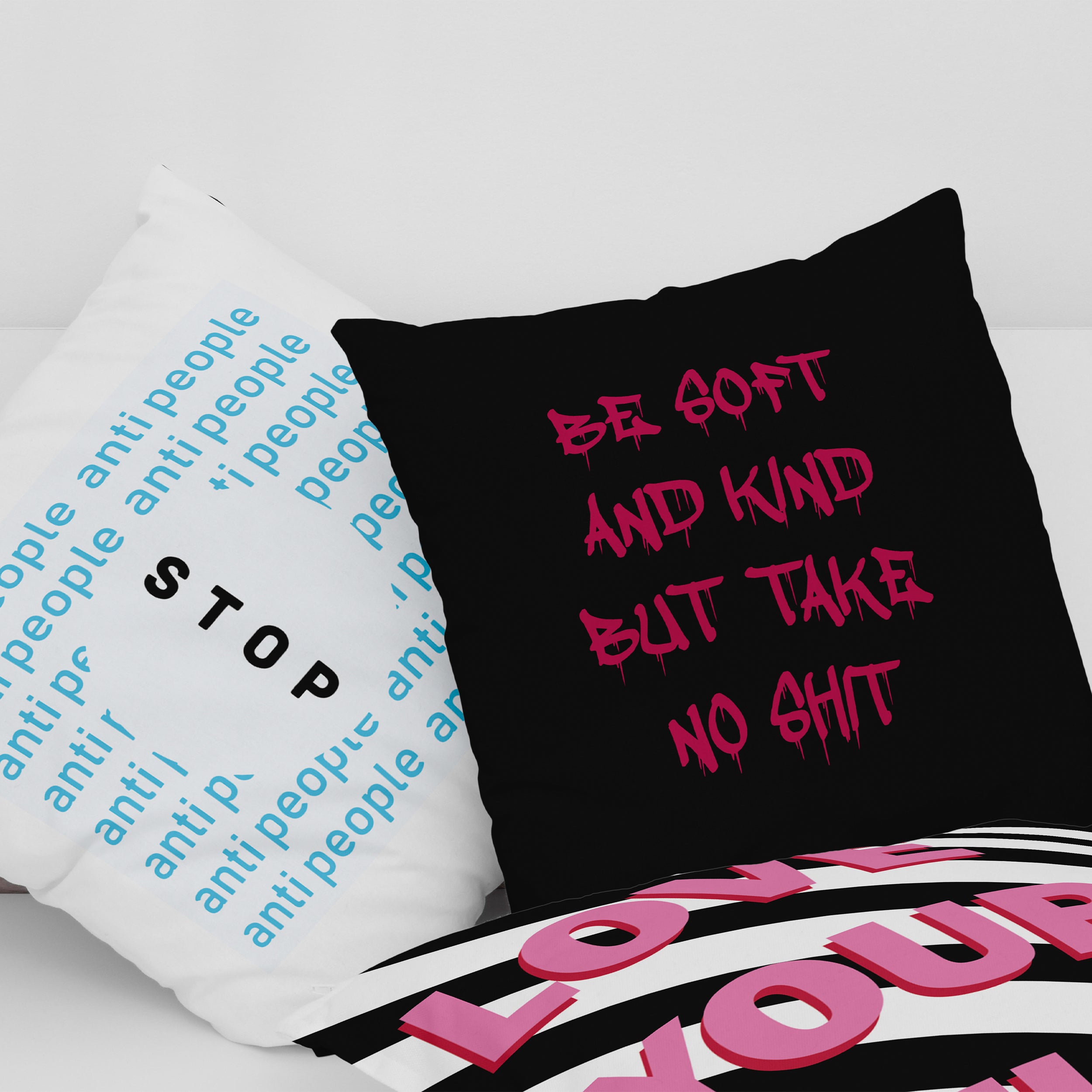 Anti People Cushion Cover