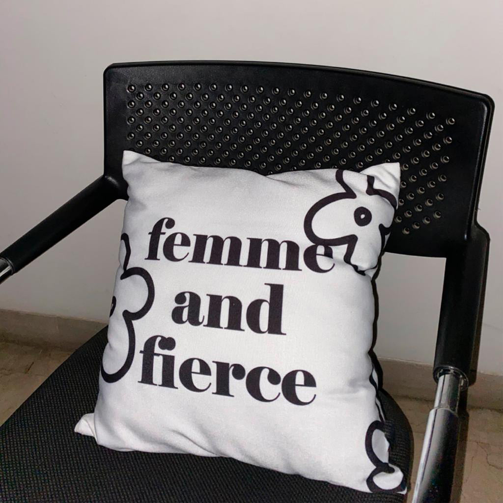 Femme And Fierce Cushion Cover