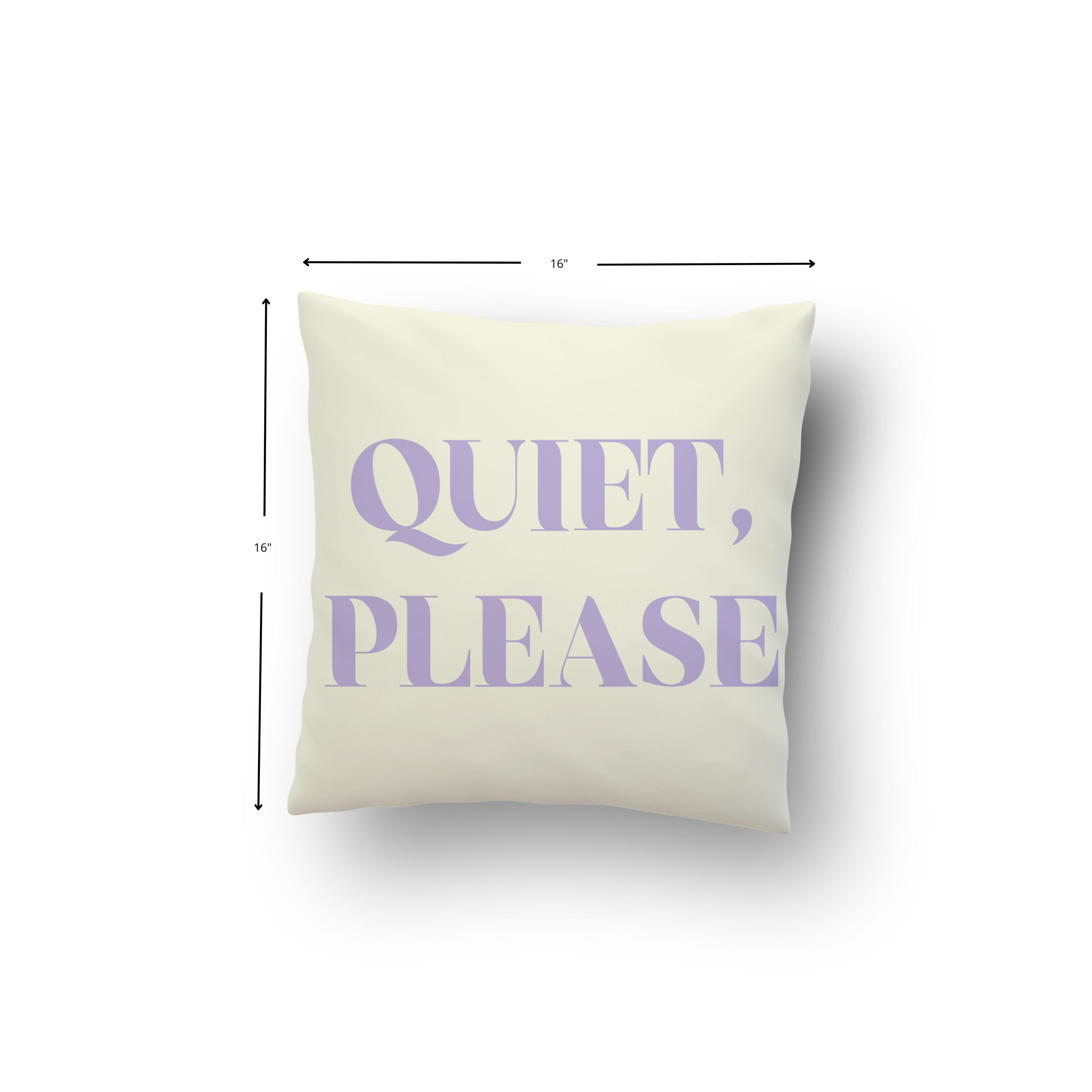 Quiet Please Cushion Cover