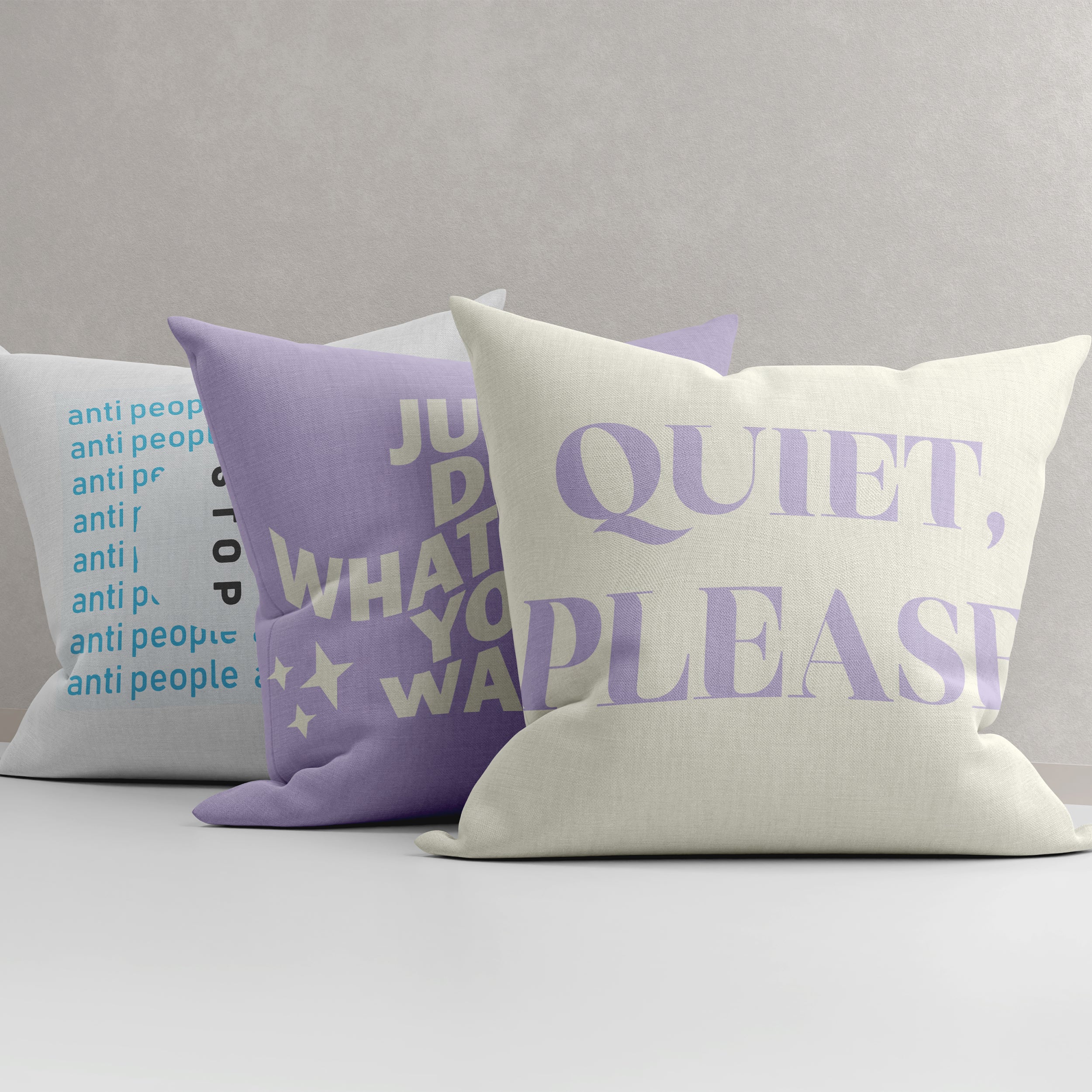 Quiet Please Cushion Cover