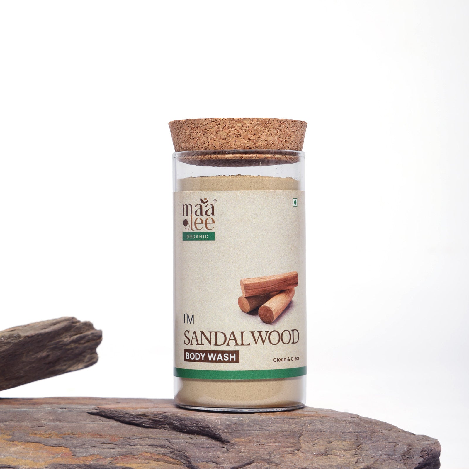 I'm Maatee Organic Sandalwood Body Wash Powder 
Deep Cleansing with Hibiscus + Lotus