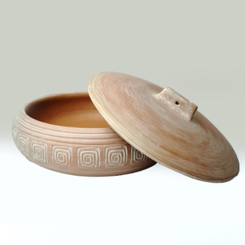 Meander Motif Terracotta Case