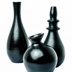 Inky Boho Vase Set