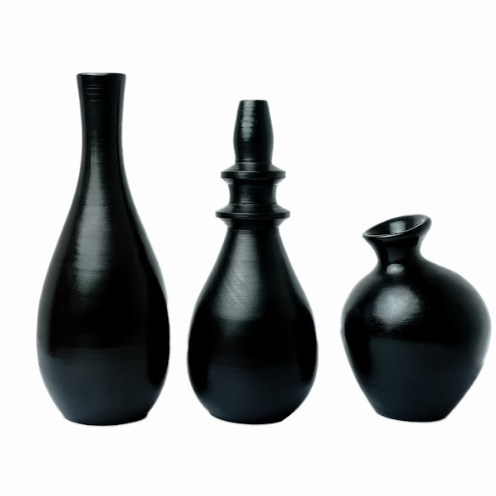 Inky Boho Vase Set