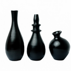 Inky Boho Vase Set