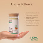 I'm Maatee Organic Skin Glowing Face Wash Powder 
Radiant Shine & Shield Pollution with Wild Turmeric + Neem