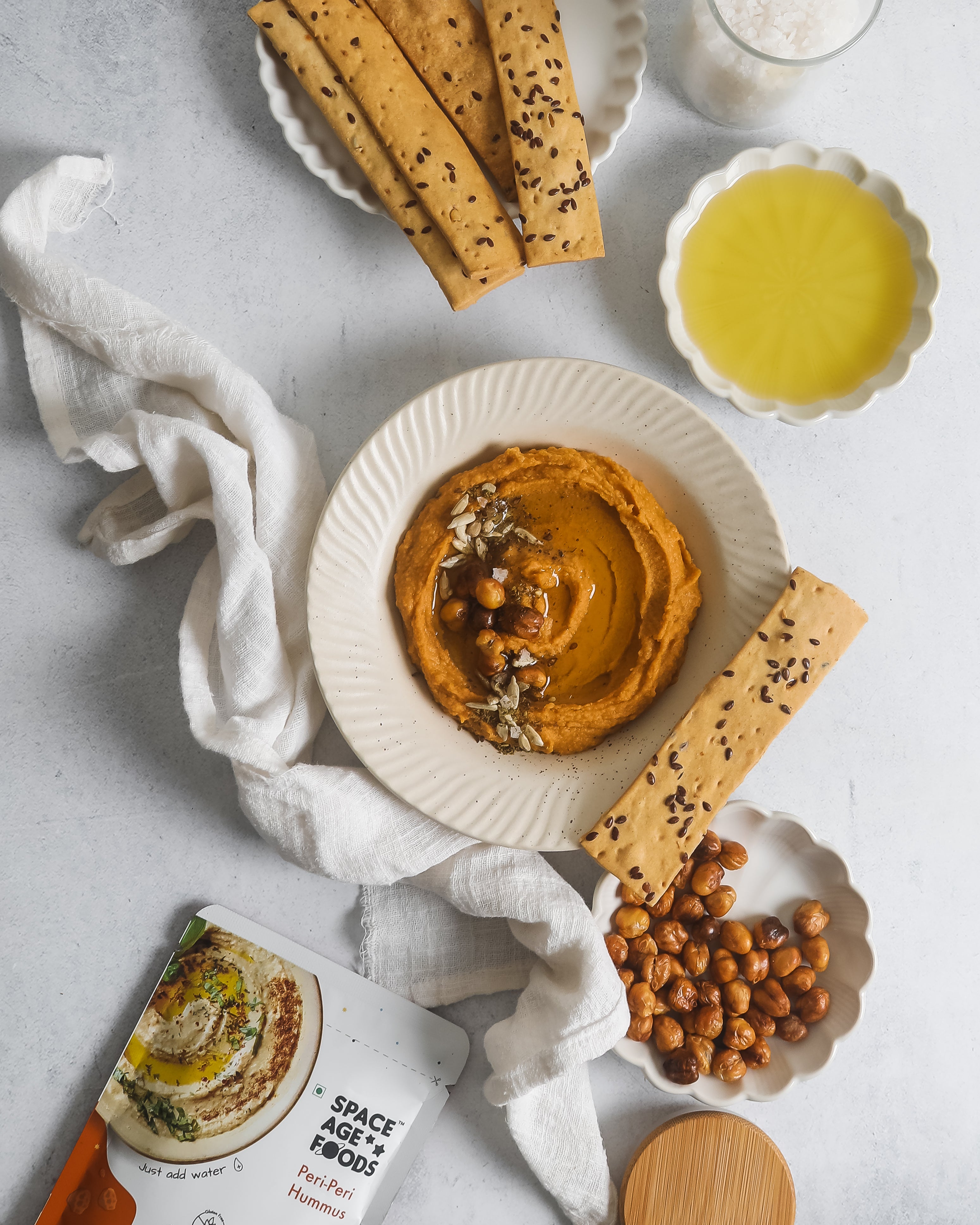 Space Age Foods Peri Peri Hummus