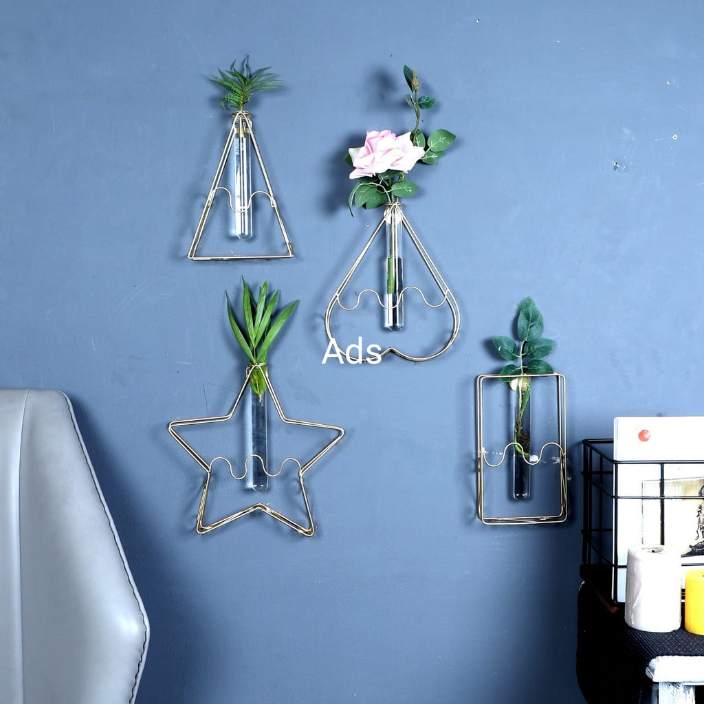 Amaya Decors Test Tube Wall Table Planter Set of 4