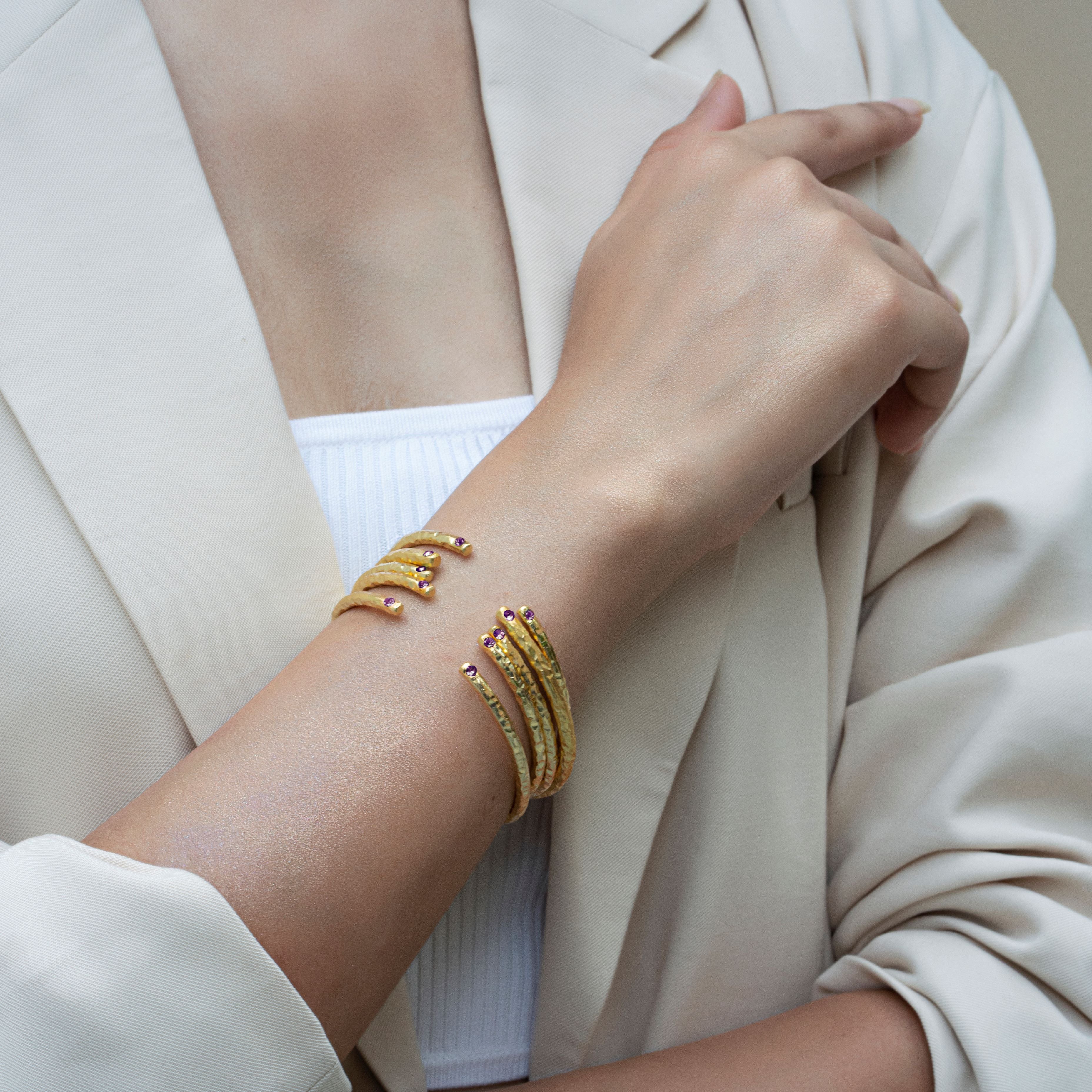 Empress Bangle - Amethyst