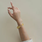 Empress Bangle Plain - Gold Tone - Set of 3