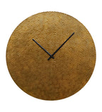 Amaya Decors Gold Small Hammered Wall Clock
