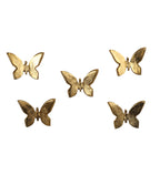 Amaya Decors Aluminium Butterfly Wall Art Set of 5