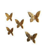 Amaya Decors Aluminium Butterfly Wall Art Set of 5