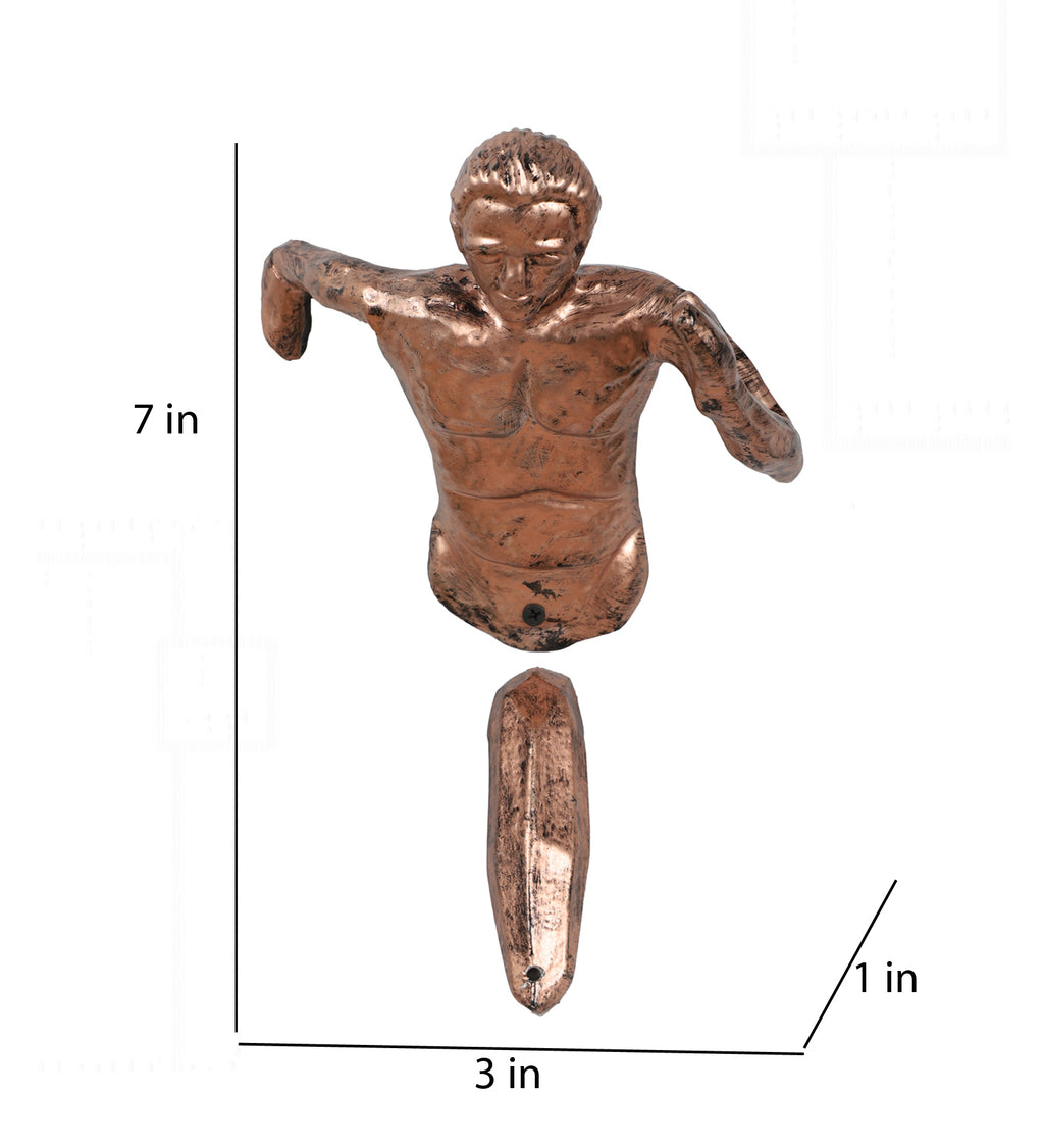 Amaya Decors Running Men Wall Decor Set of 3