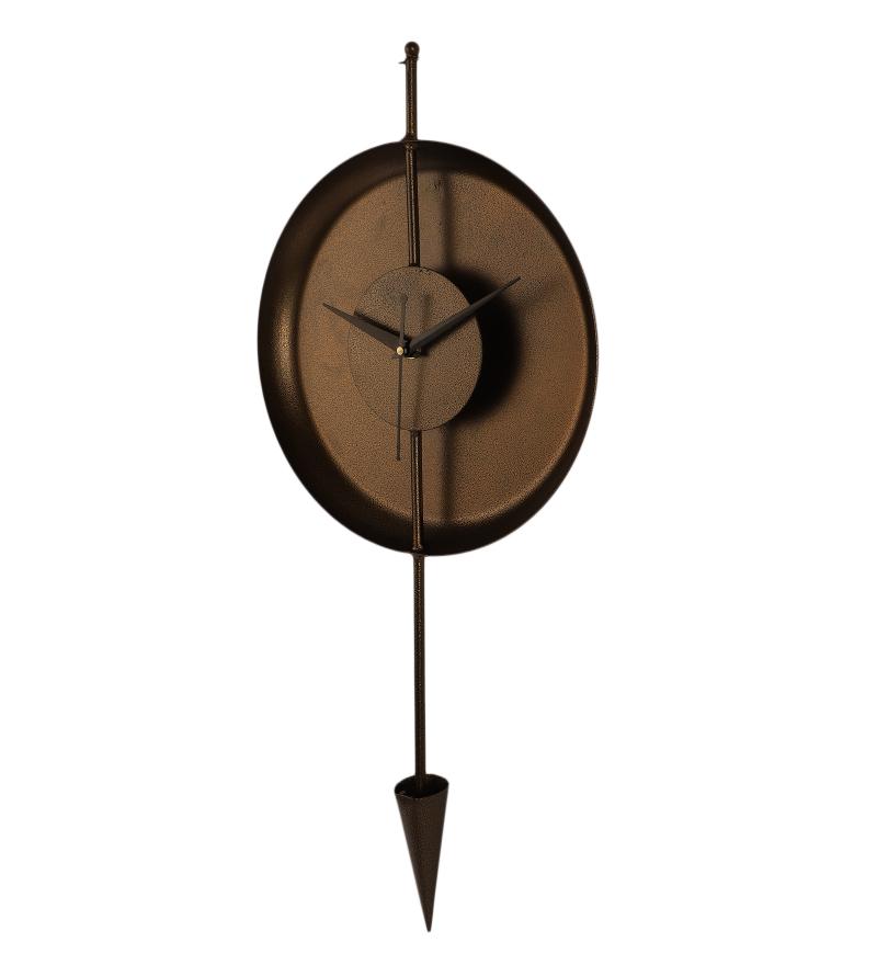 Amaya Decors Brown Textured Cone Clock