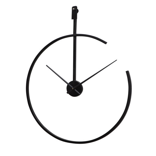 Amaya Decors Half Ring Metal Wall Clock