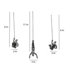 Amaya Decors Hanging Men with Chain Wall Art