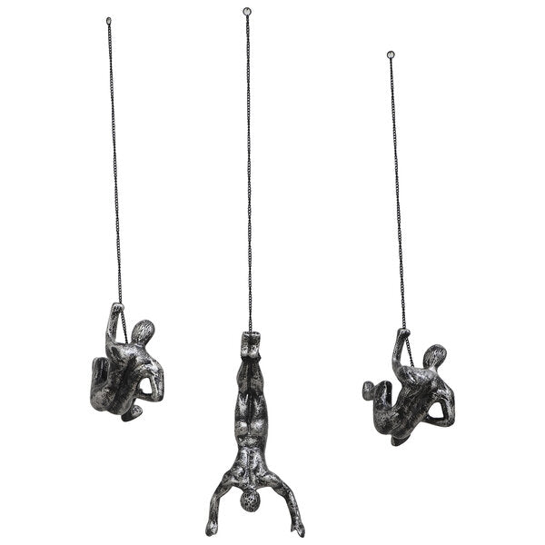 Amaya Decors Hanging Men with Chain Wall Art