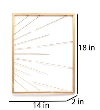 Amaya Decors Sun Metall Wall Decor Set of 3