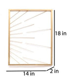 Amaya Decors Sun Metall Wall Decor Set of 3