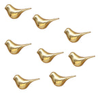 Amaya Decors Gold Small Alumininium Bird Set of 8