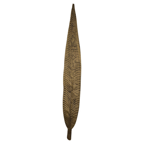 Amaya Decors Long Antique Leaves Wall Décor Set of 2
