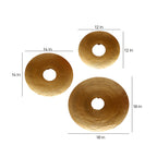 Amaya Decors Round Ring Hole Wall Decor Set of 3