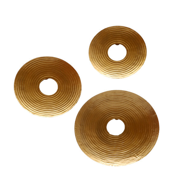 Amaya Decors Round Ring Hole Wall Decor Set of 3