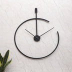 Amaya Decors Half Ring Metal Wall Clock