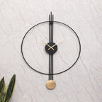 Amaya Decors Ring & Stripes Metal Wall Clock