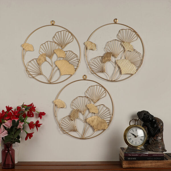 Amaya Decors Leaves Wall Décor Set of 3